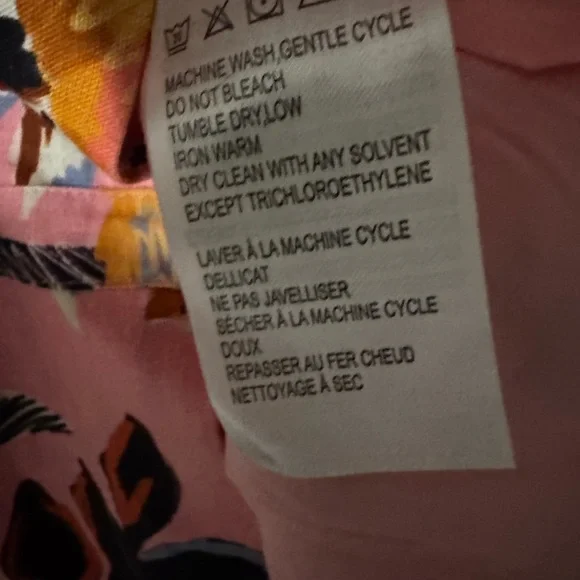 Farm Rio Sleeveless Pink Pineapple Mini Dress Size L - Picture 7 of 8